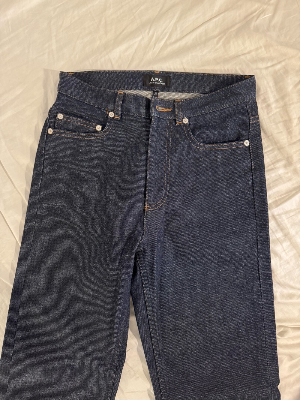 A.P.C. Women's Straight-Leg Dark Indigo Jeans